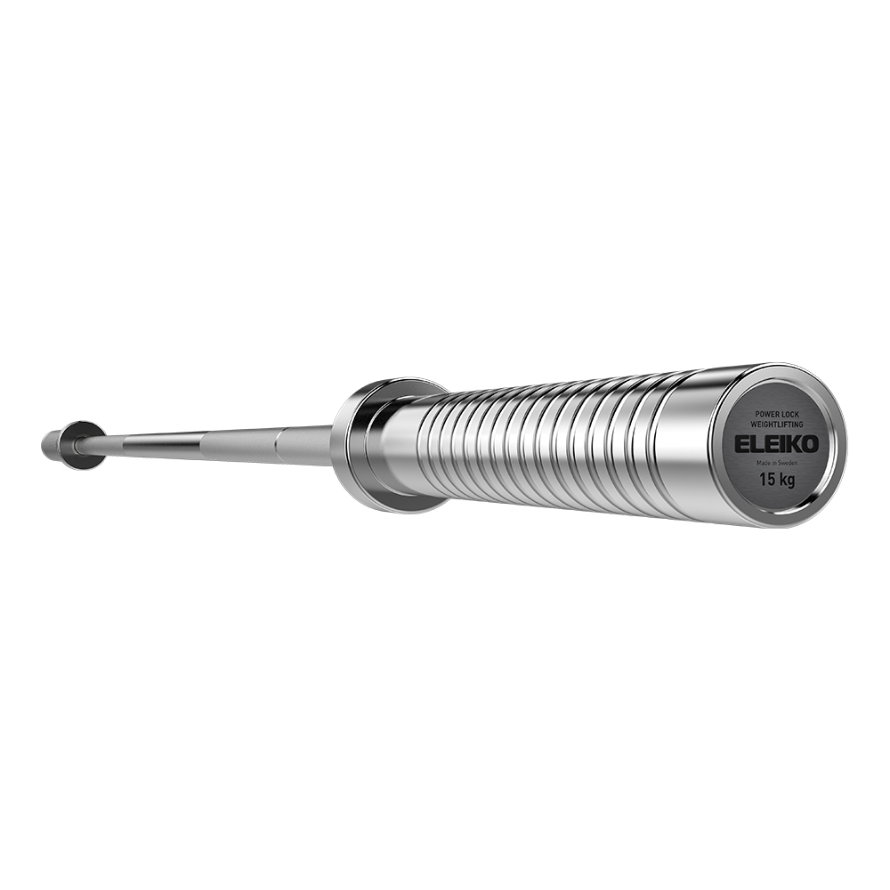 Skivstång Eleiko Weightlifting Training Power Lock 15 kg Women